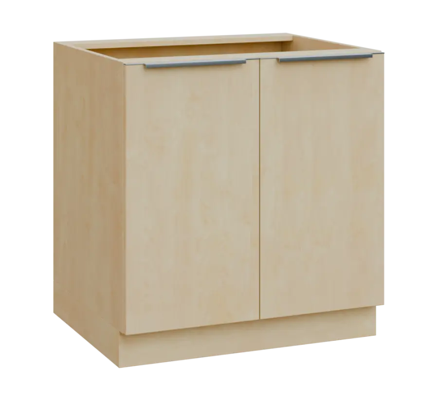 SIS - 8D spodní skříňka, 2-dveřová, 870x800x600, bříza světlá